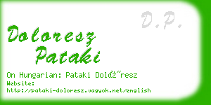 doloresz pataki business card